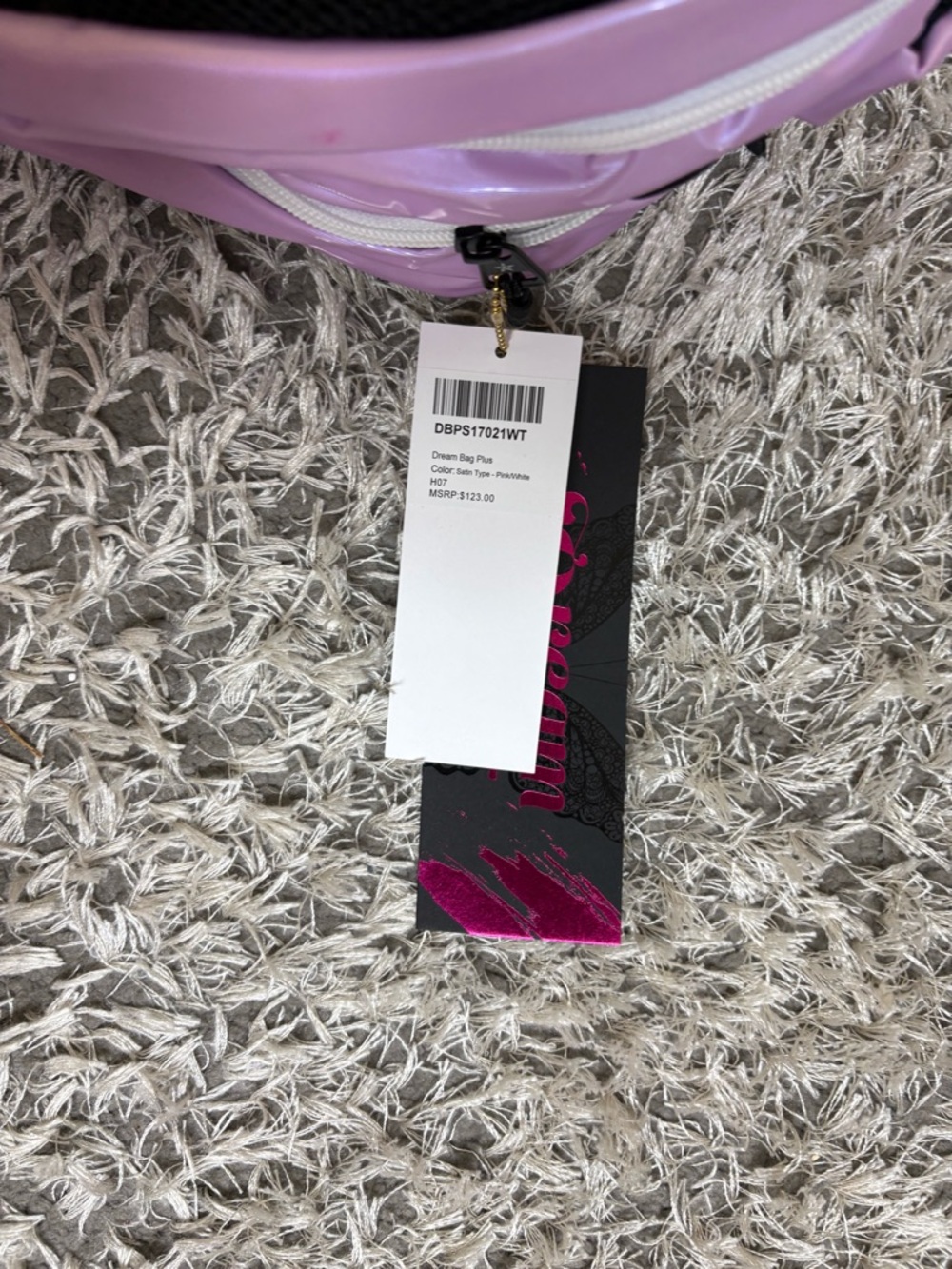 Rebel Athletics Dream Bag + Pink/White Satin Cheerleading Dance Sparkle NWT - Picture 4 of 9
